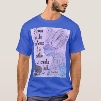 Elie Wiesel-citat med Älva och magiskt ljus eller T Shirt