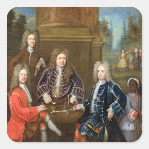 Elihu Yale (1648-1721), Devonshis andre herke Fyrkantigt Klistermärke