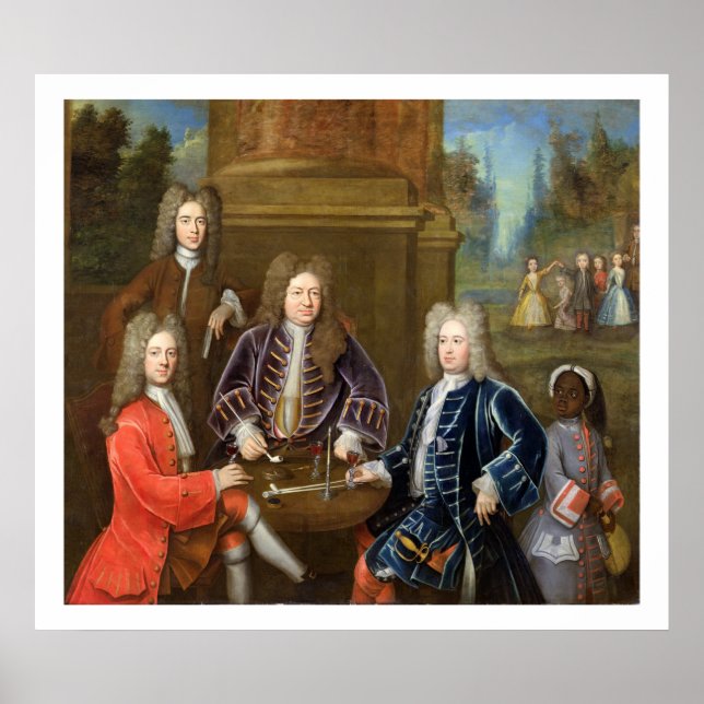 Elihu Yale (1648-1721), Devonshis andre herke Poster (Framsidan)