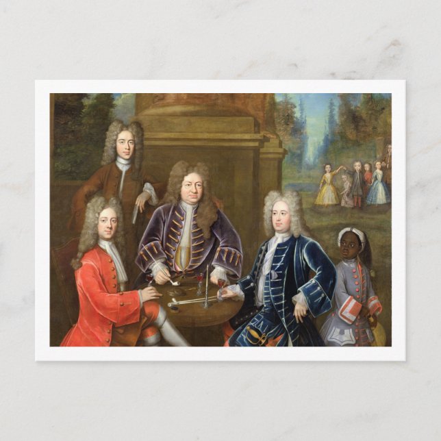 Elihu Yale (1648-1721), Devonshis andre herke Vykort (Framsida)