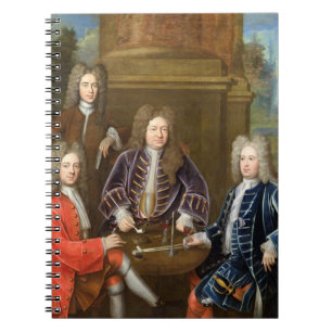 Elihu Yale (1648-1721) understödjahertigen av Anteckningsbok