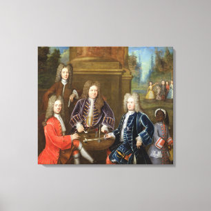 Elihu Yale (1648-1721) understödjahertigen av Canvastryck
