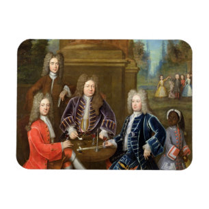 Elihu Yale (1648-1721) understödjahertigen av Magnet