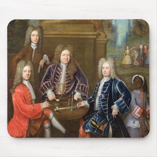 Elihu Yale (1648-1721) understödjahertigen av Musmatta (Framsidan)