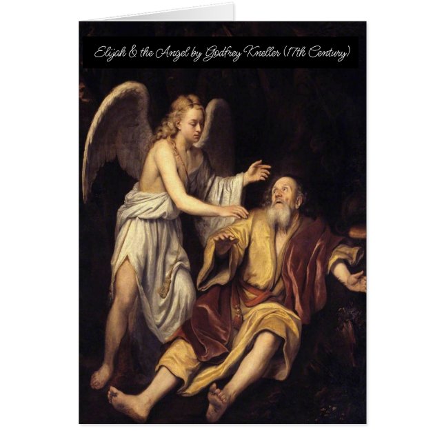 Elijah & Angel Hälsningskort (Framsidan)