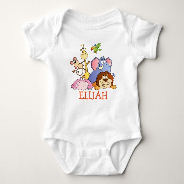 ELIJAH baby pojke namn kläder gåva T-shirt (Framsida)