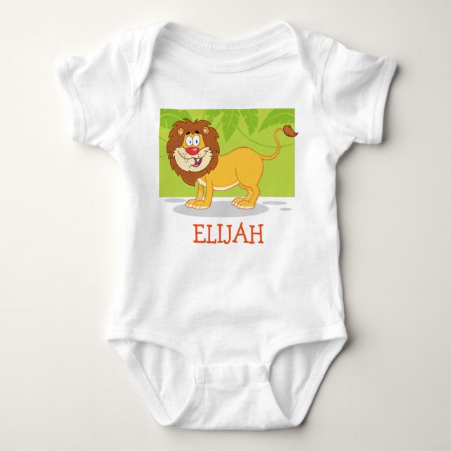 ELIJAH baby pojke namn kläder present Tee (Framsida)