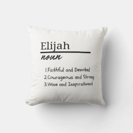 Elijah, Boy Personlig Namn Definition Kudde