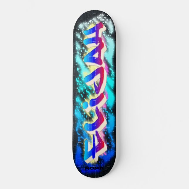 ELIJAH Customized Graffiti Skateboard (Framsida)
