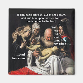 Elijah Heals the Widow's Son - Magnet