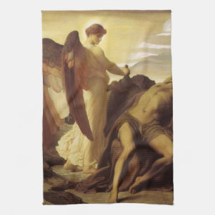 Elijah i vildmarken av Lord Frederic Leighton Kökshandduk