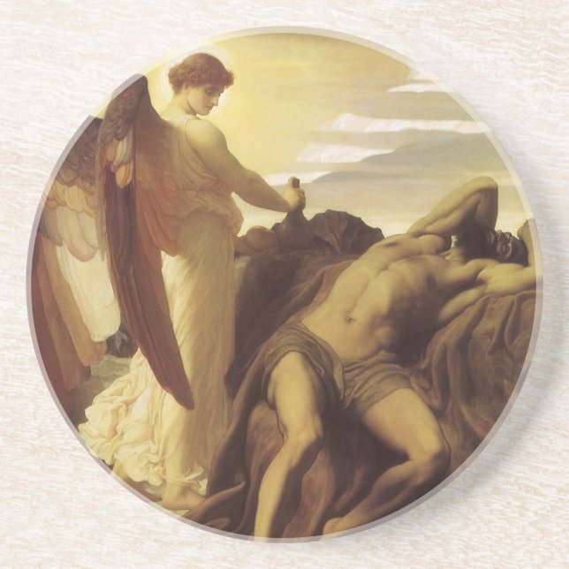 Elijah i Wilderness av Lord Frederic Leighton Underlägg (Framsidan)