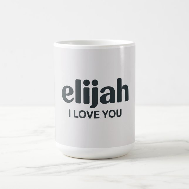 Elijah ILove You Kaffemugg (Center)