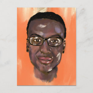 elijah mcclain-målning vykort