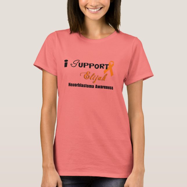 Elijah Neuroblastoma Awareness Ringer T T-shirt (Framsida)