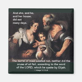 Elijah och Änkan av Zarephath - Magnet