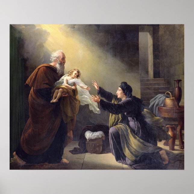 Elijah Resuscitating the Son Poster (Framsidan)