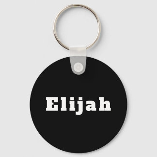 Elijah schwarz weiß nyckelring