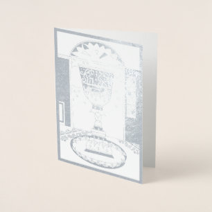Elijahs Kopp: Ett Pesach Wish Card Folierat Kort