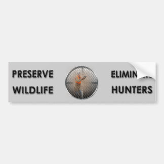Eliminera jägare bildekal