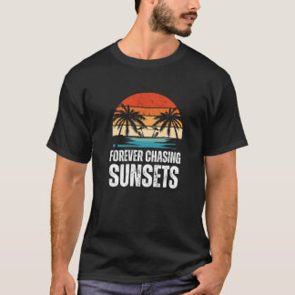 Eliminera solnedgångar t shirt