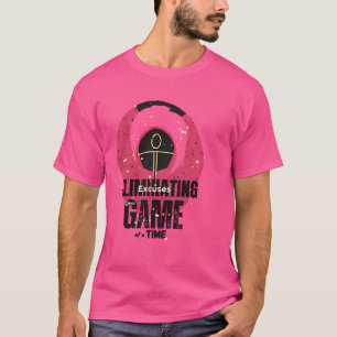 Eliminerar ett spel i taget - bläckstråle t shirt