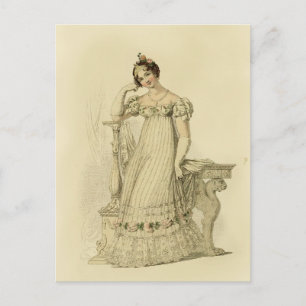 Elinor, Jane Austen inspirerad, bok älskare kräm Vykort