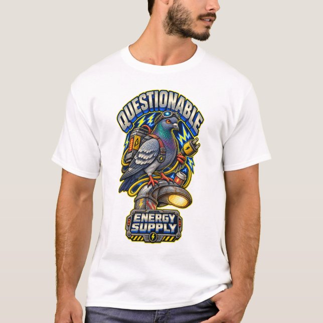 Elinstallatör Duvenergiförsörjning T Shirt (Framsida)