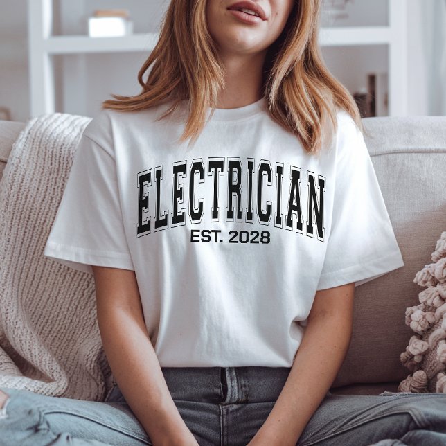 Elinstallatör Pappa Tröja Anpassad Present till El (electrician dad shirt, electrician t-shirt, engineer sweatshirt, electrical engineer shirt,)