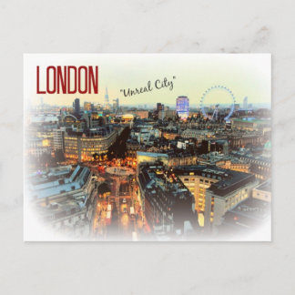 Eliot Postcard i London "Unreal City" Vykort