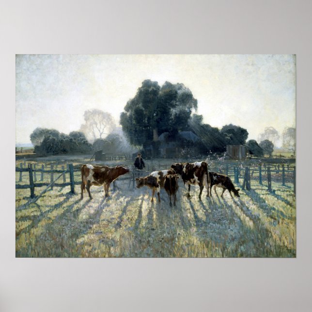 Elioth Gruner Vår Frost Poster (Framsidan)