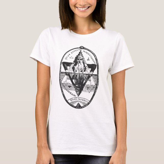 Eliphas Levi's Hexagram Tee (Framsida)