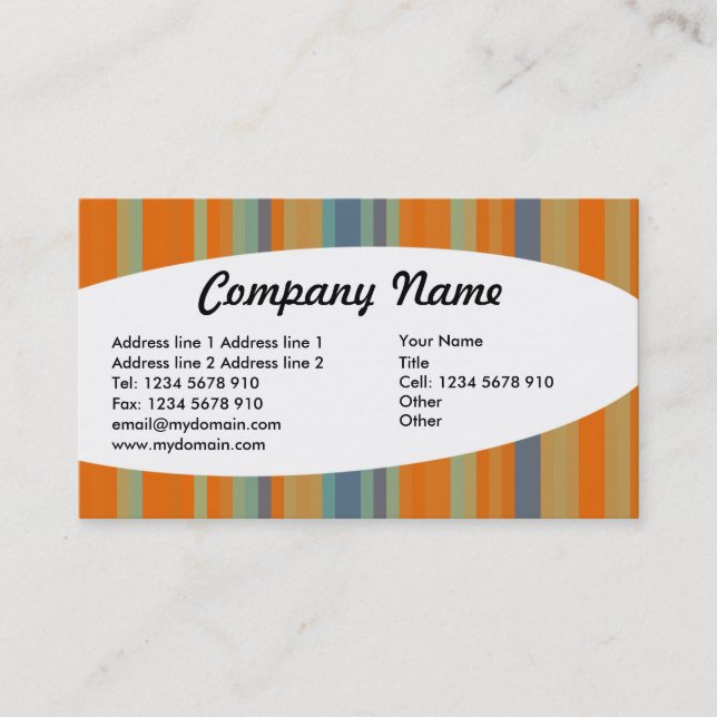 Eliptical - Rand 05 Visitkort (Framsida)