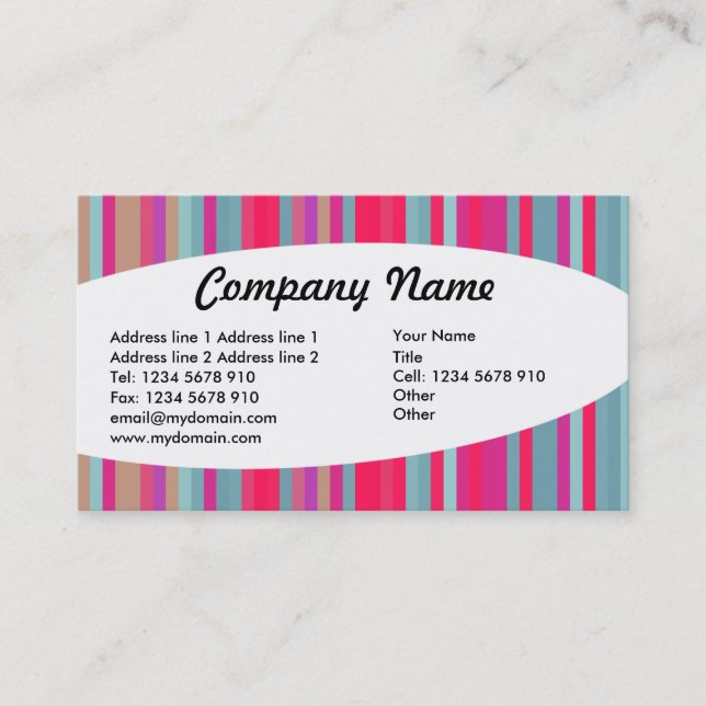 Eliptical - Rand 07 Visitkort (Framsida)