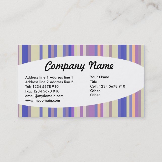 Eliptical - Rand 08 Visitkort (Framsida)