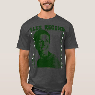 Elis Regina Retro Stil Fläkt Art Design T Shirt