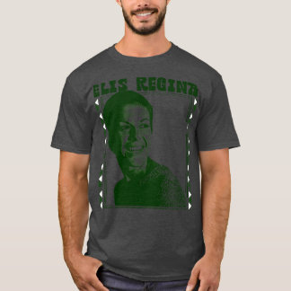 Elis Regina Retro Stil Fläkt Art Design T Shirt