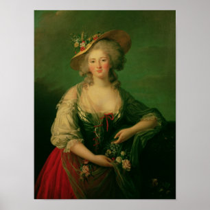Elisabet av frankriken kallade Madam Elizabeth Poster