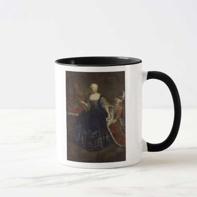 Elisabet Christine von Braunschweig som drottning Mugg (Höger)