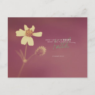 Elisabeth Elliot - Planterad i Faith Vykort