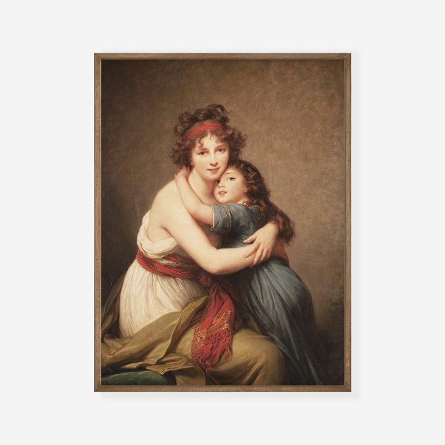 Elisabeth Le Brun Self-porträtt med dotter Poster (Skapare uppladdad)