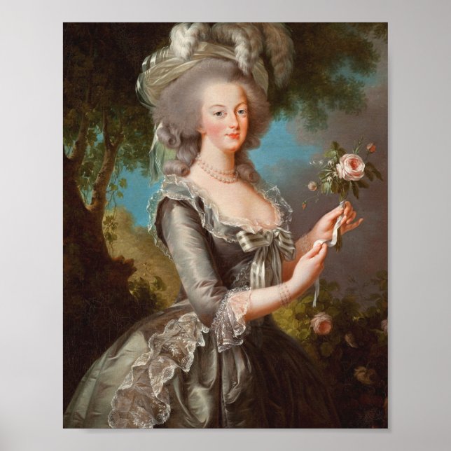Elisabeth Louise Vigee - Lebrun - Marie Antoinette Poster (Framsidan)