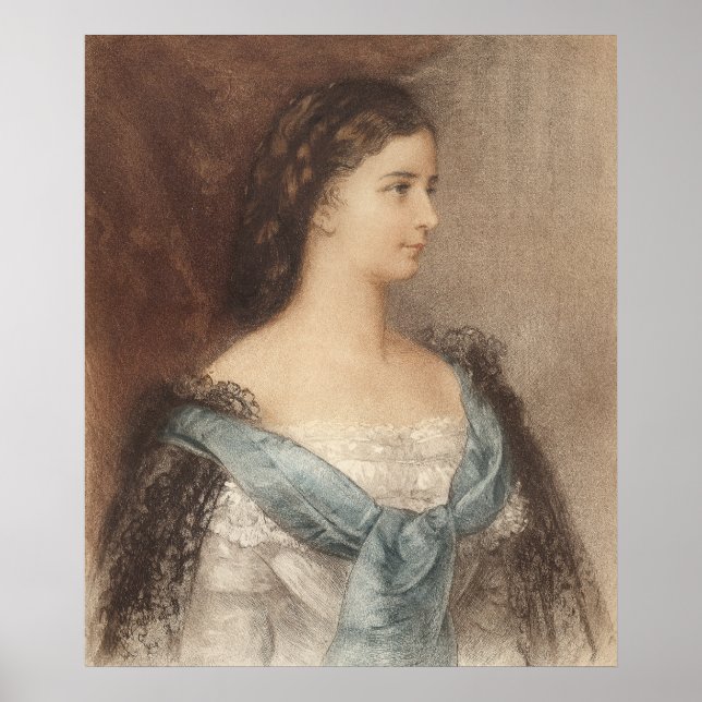 Elisabeth of Bavaria - Empress Sisi - Hapsburgs Poster (Framsidan)