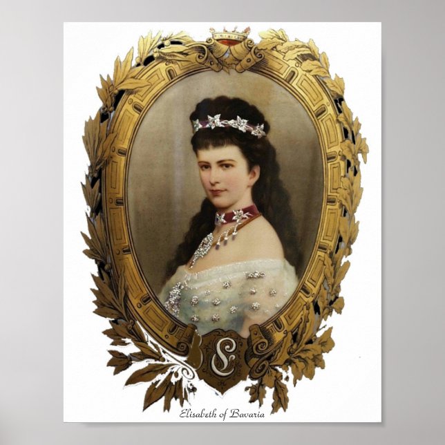 Elisabeth of Bavaria Print Poster (Framsidan)