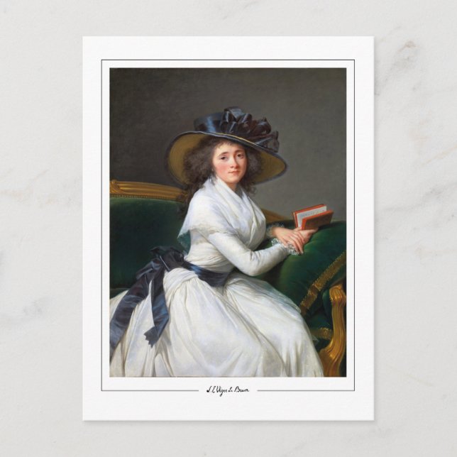Élisabeth Vigée Le Brun #105 - Finkonstkort Vykort (Framsida)