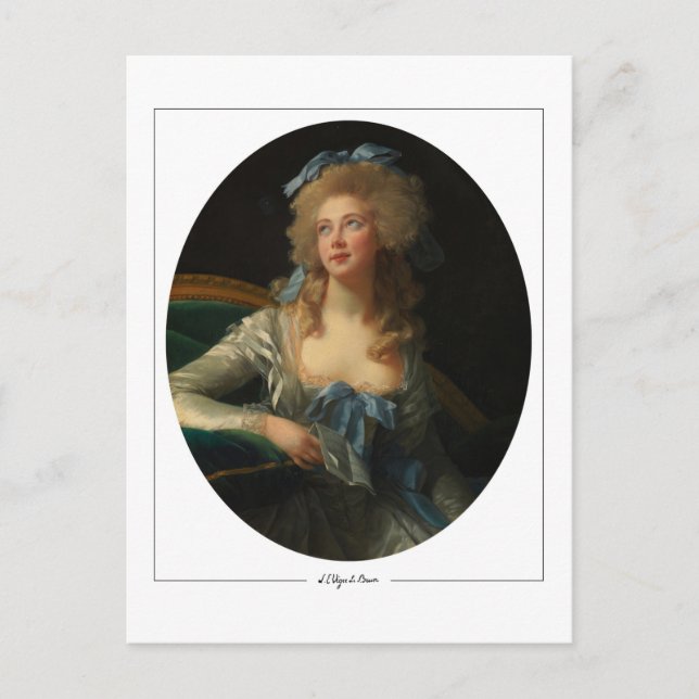 Élisabeth Vigée Le Brun #132 - Fine Art Postcard Vykort (Framsida)