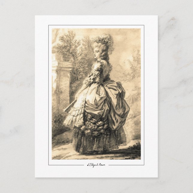 Élisabeth Vigée Le Brun #148 - Finkonstkort Vykort (Framsida)