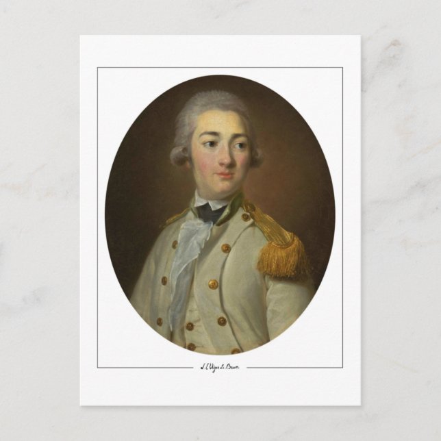 Élisabeth Vigée Le Brun #191 - Finkonstkort Vykort (Framsida)
