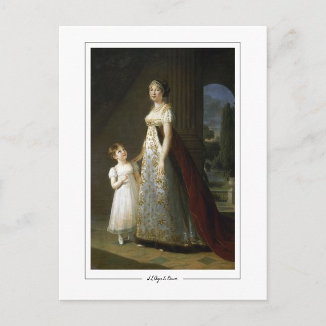 Élisabeth Vigée Le Brun #239 - Fine Art Postcard Vykort (Framsida)