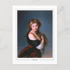Élisabeth Vigée Le Brun #244 - Finkonstkort Vykort